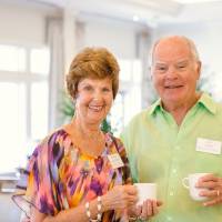 Man and woman posing together at Naples 2019